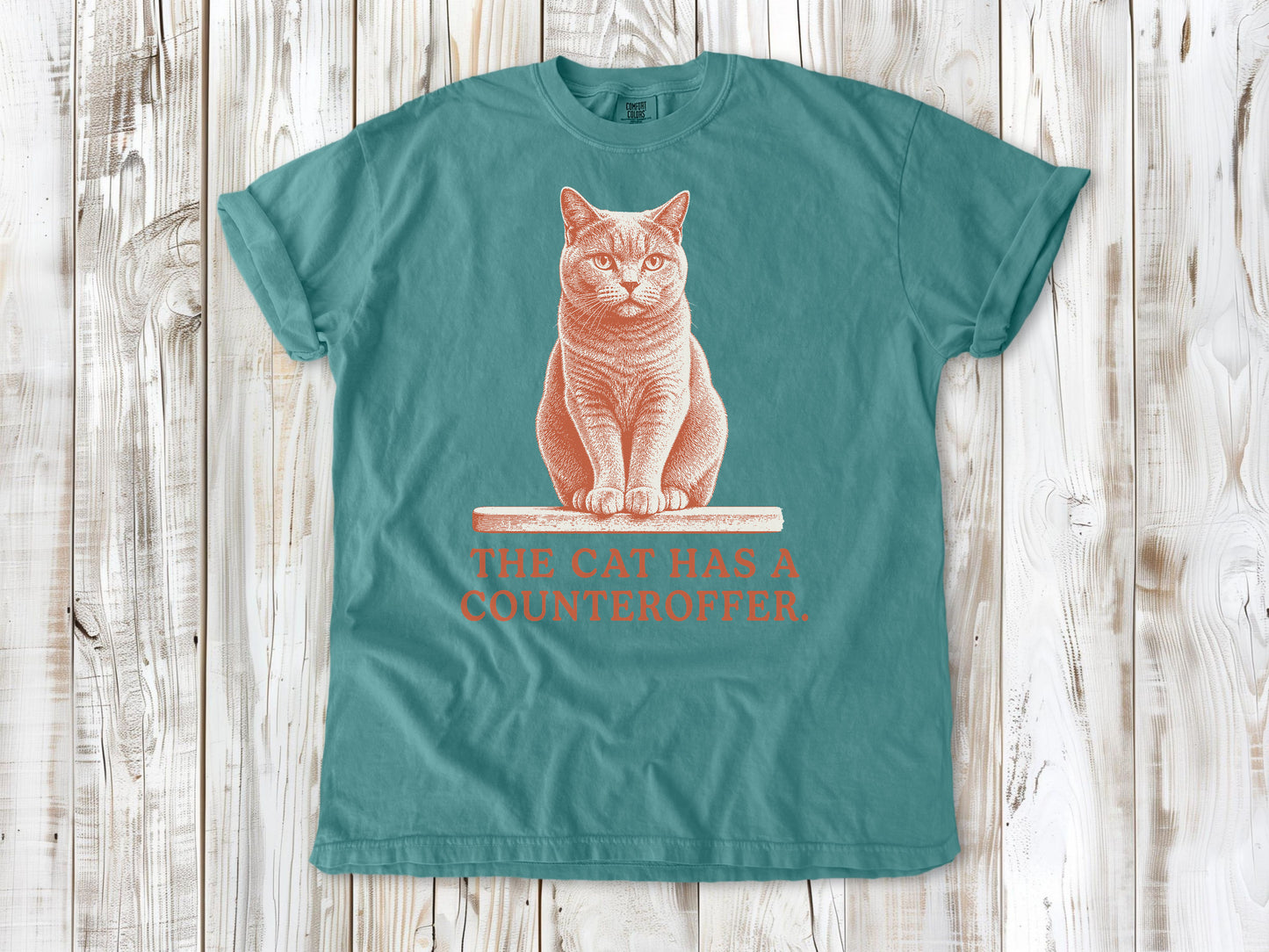 The Cat Has a Counteroffer Tee