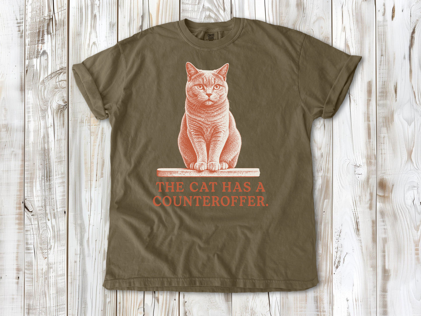 The Cat Has a Counteroffer Tee