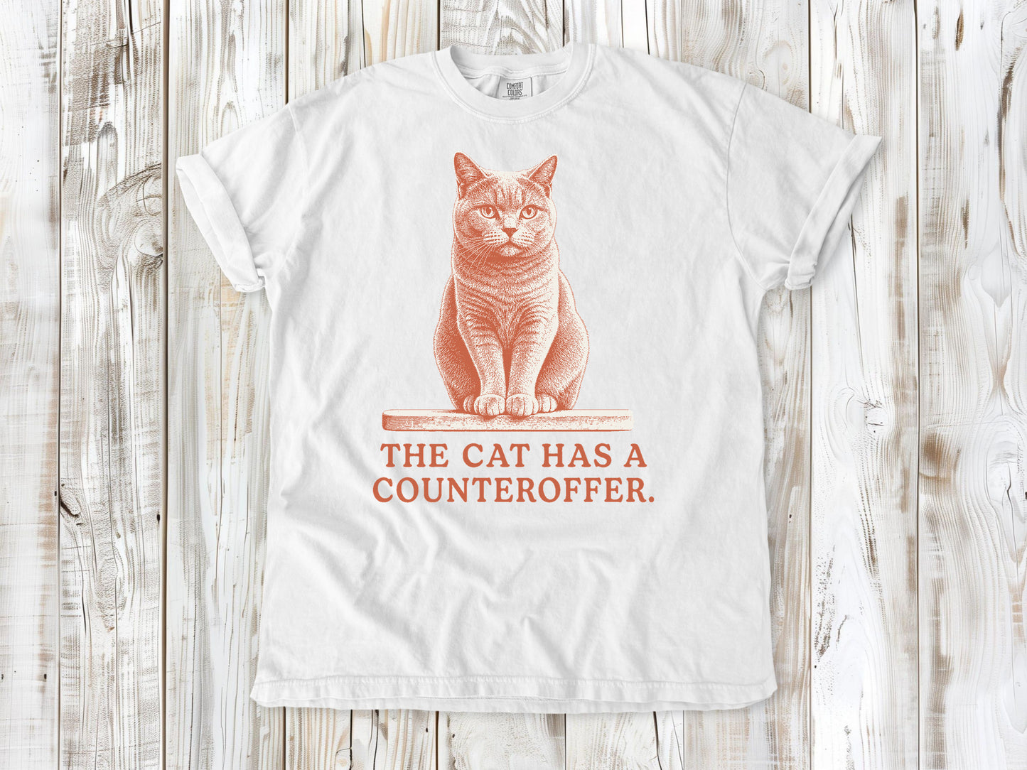 The Cat Has a Counteroffer Tee