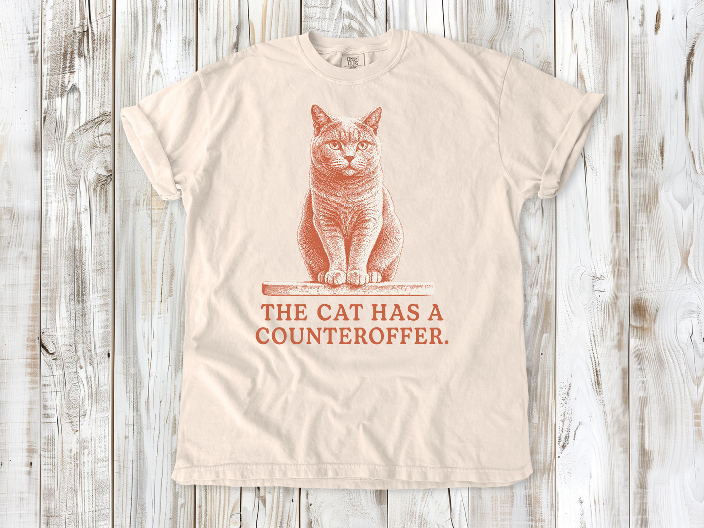 The Cat Has a Counteroffer Tee