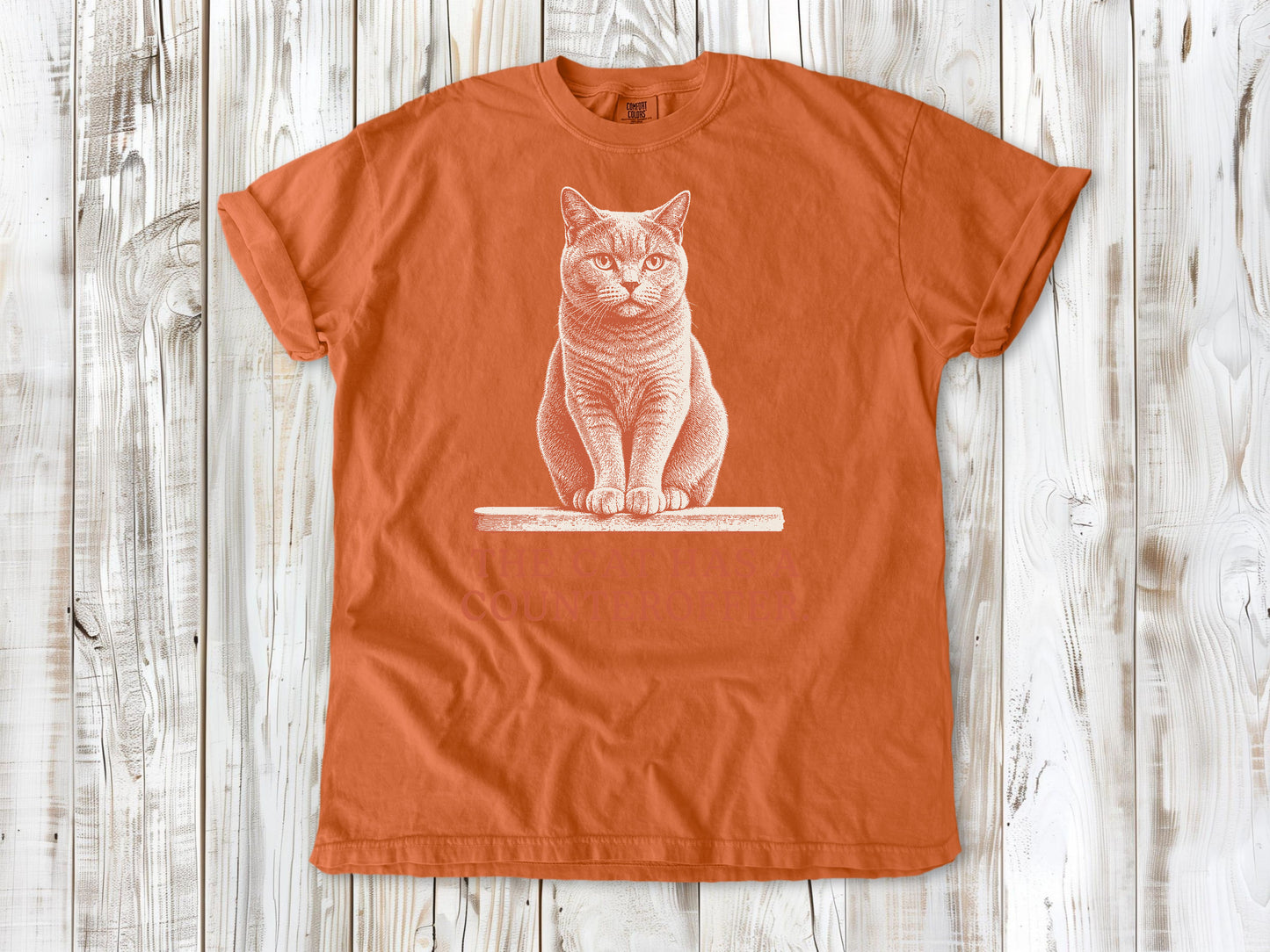 The Cat Has a Counteroffer Tee