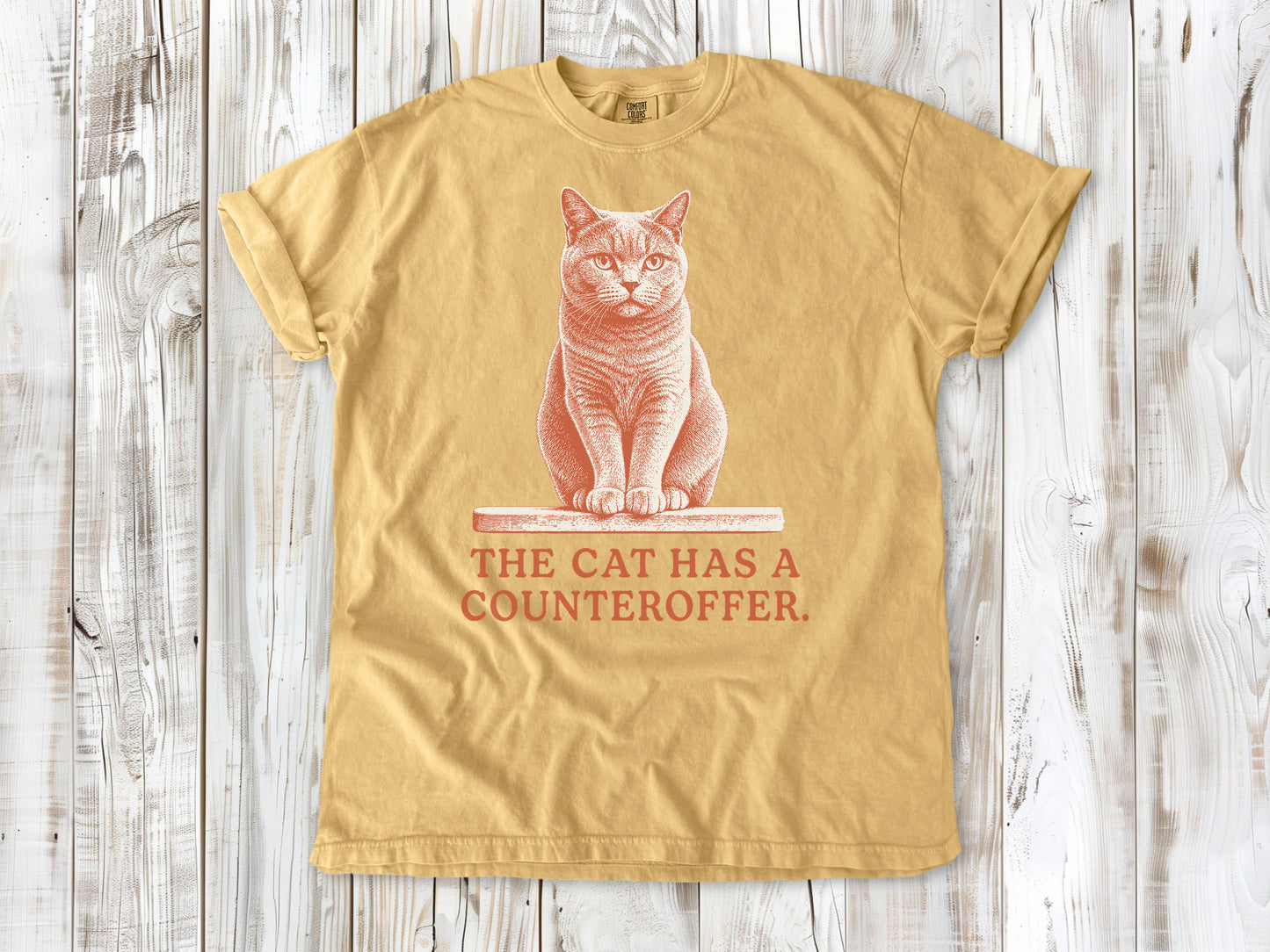 The Cat Has a Counteroffer Tee