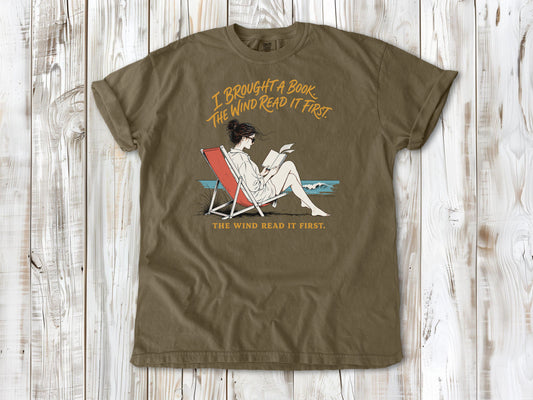 I Brought a Book. The Wind Read It First. Tee