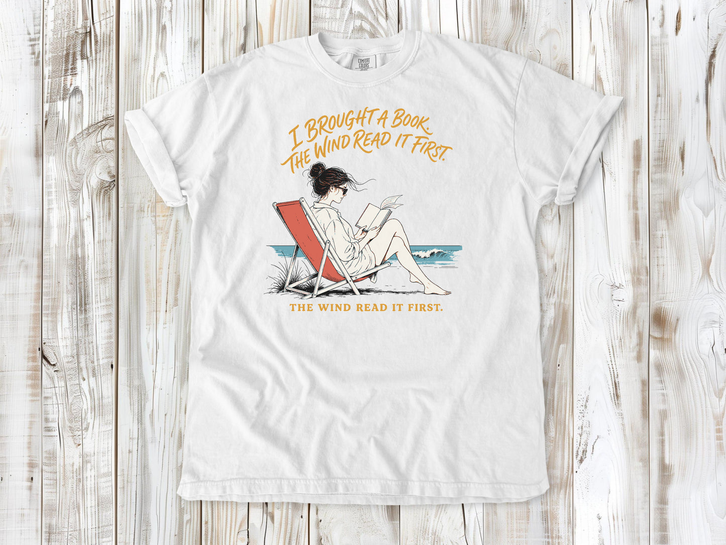 I Brought a Book. The Wind Read It First. Tee