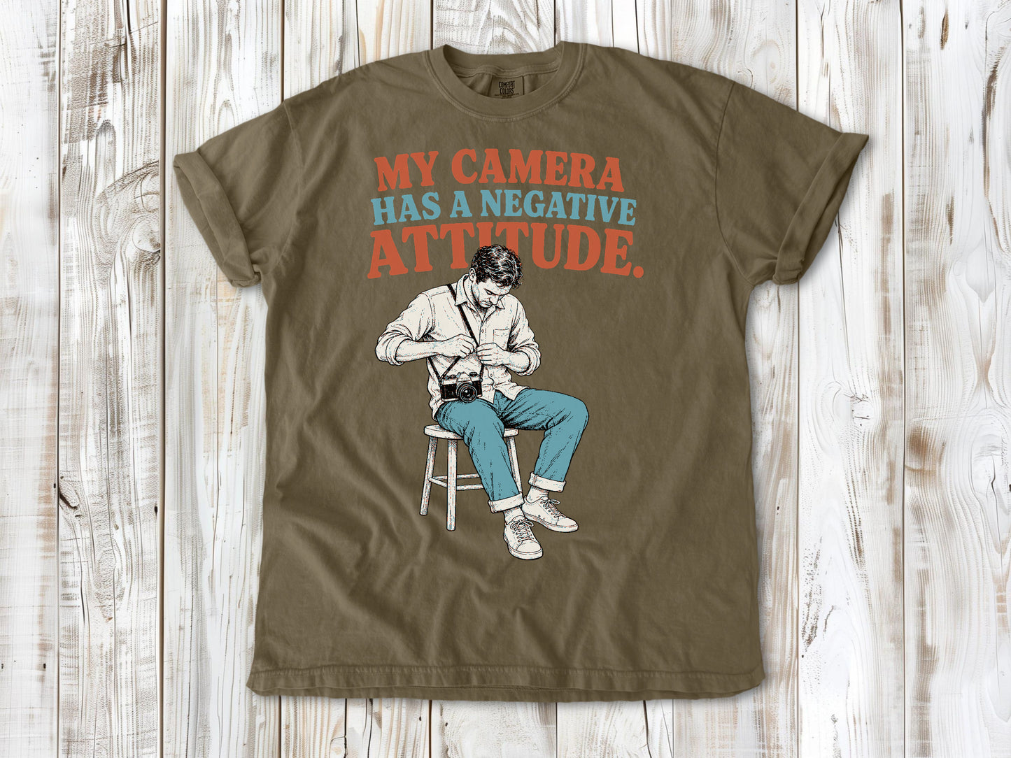 My Camera Has a Negative Attitude Tee