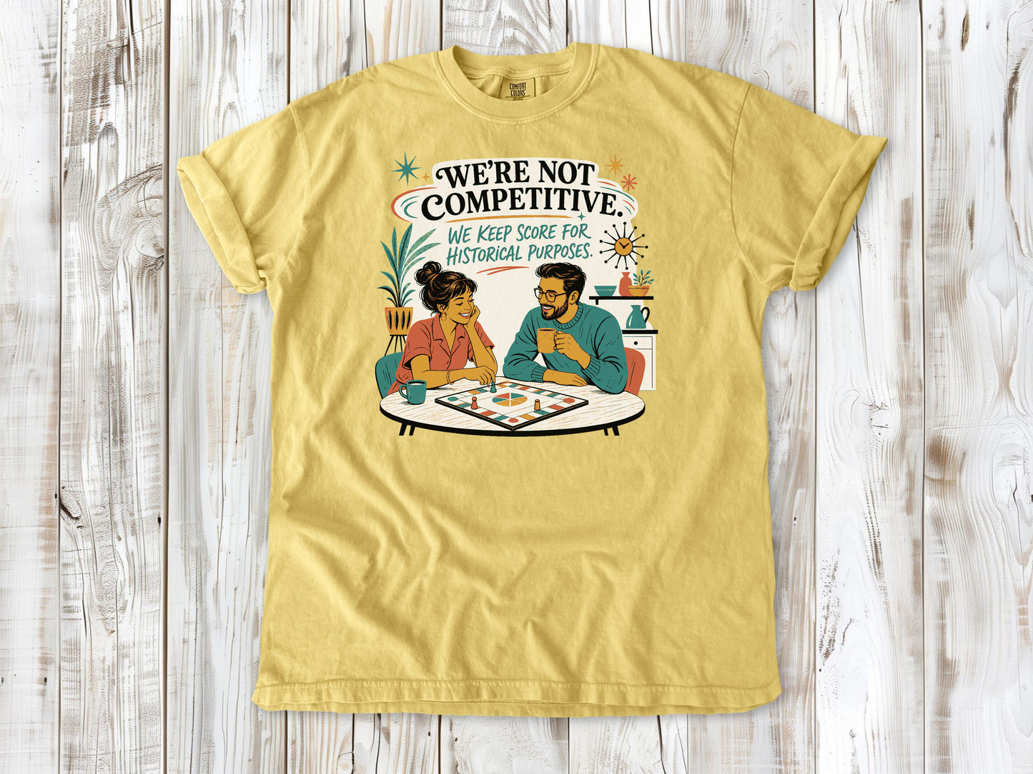 We're Not Competitive. We Keep Score for Historical Purposes. Tee